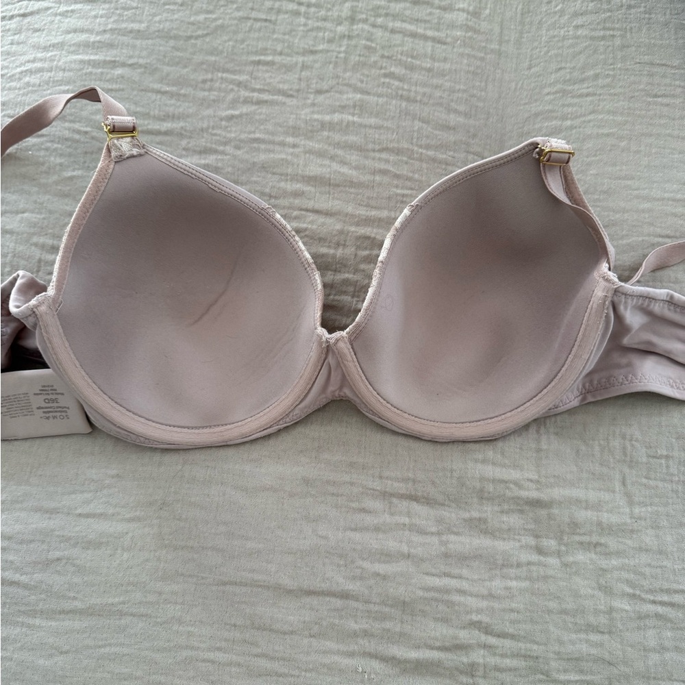 Soma Lace Accent Bra in Soft Pink and Cream - Picture 3 of 4